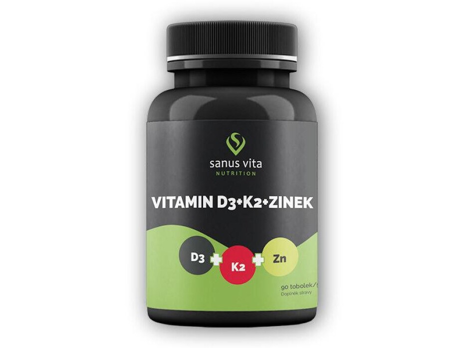 Sanus Vita Vitamin D3 + K2 + Zinek 90 tobolek - main (0)