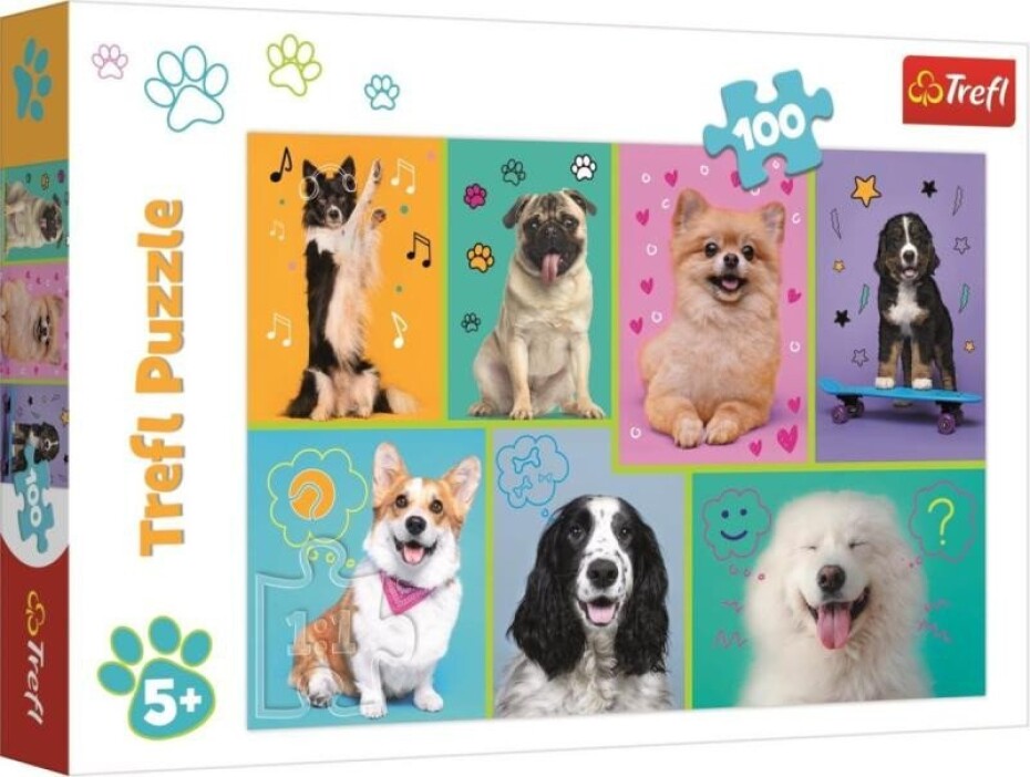 Trefl Puzzle V psím světě 100 dílků - main (0)