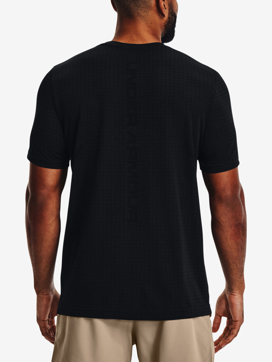 Under Armour sportovní tričko UA Seamless Grid černé - main (5)