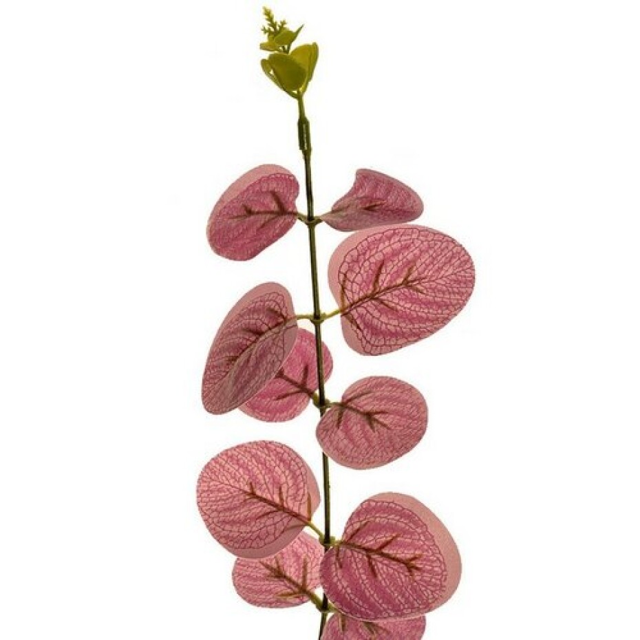Umělý stonek Eukalyptu fialová, 67 cm - main (1)