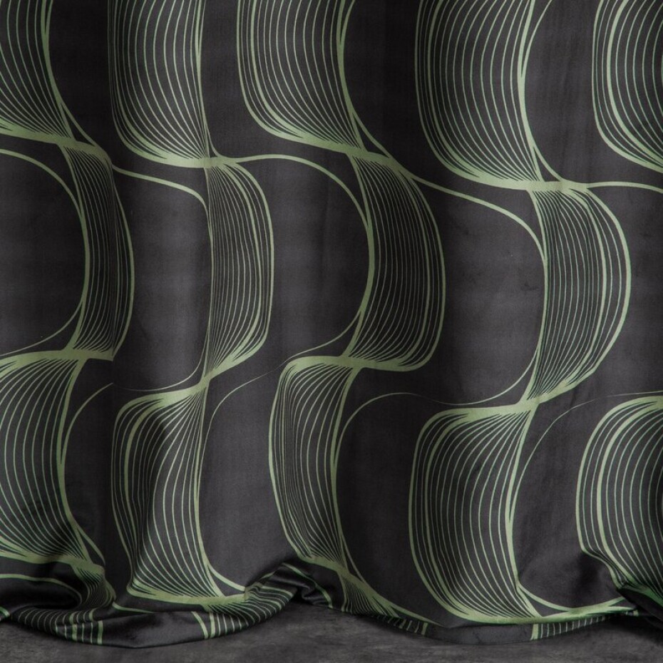 ArtFir Závěs FIELD K | zelený 140 x 250 cm - main (6)