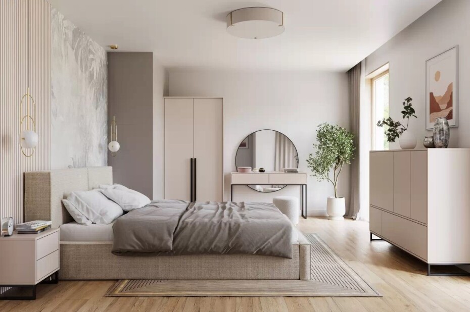 ArtStol Šatní skříň GENUA 105 | béžová - main (3)