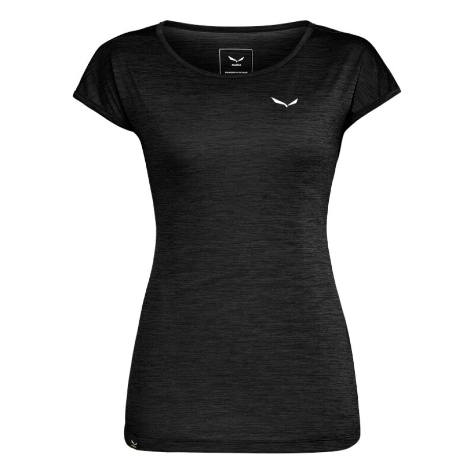 Salewa Puez Melange Dry W S/S Tee black out melange - main (0)