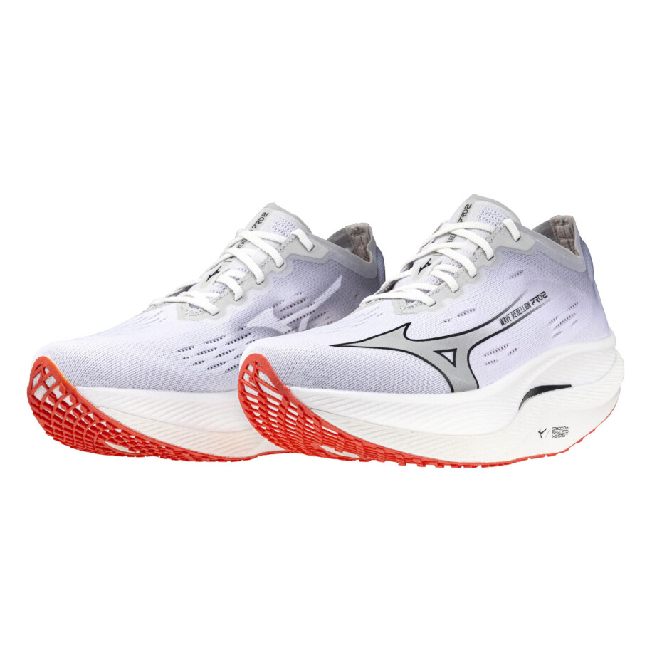 Pánská běžecká obuv Mizuno Wave Rebellion Pro 2 White/Harbor Mist/Cayenne  UK 7 - main (7)