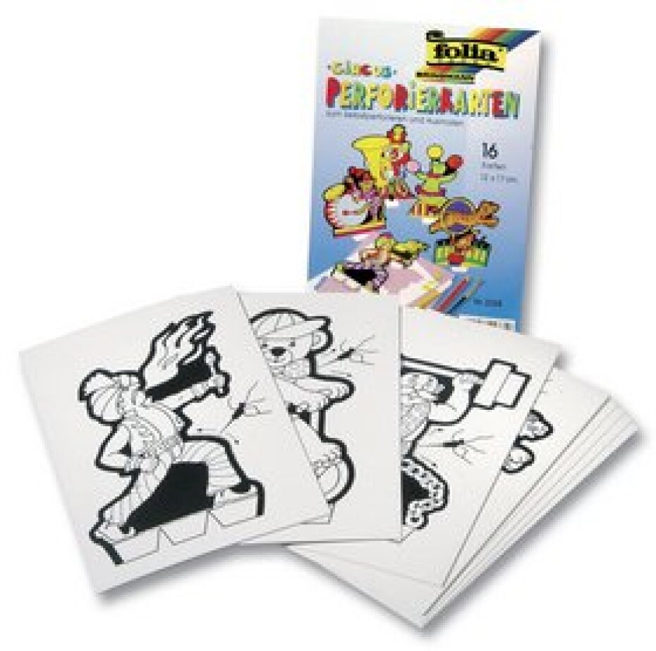 Obrázky k vypichování a vybarvení Cirkus - main (0)