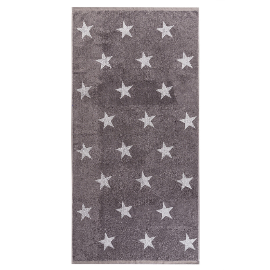 JAHU Osuška Stars šedá, 70 x 140 cm - main (0)