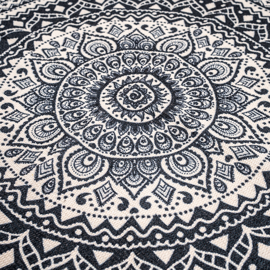 Kusový koberec Mandala béžová, 82 cm - main (1)
