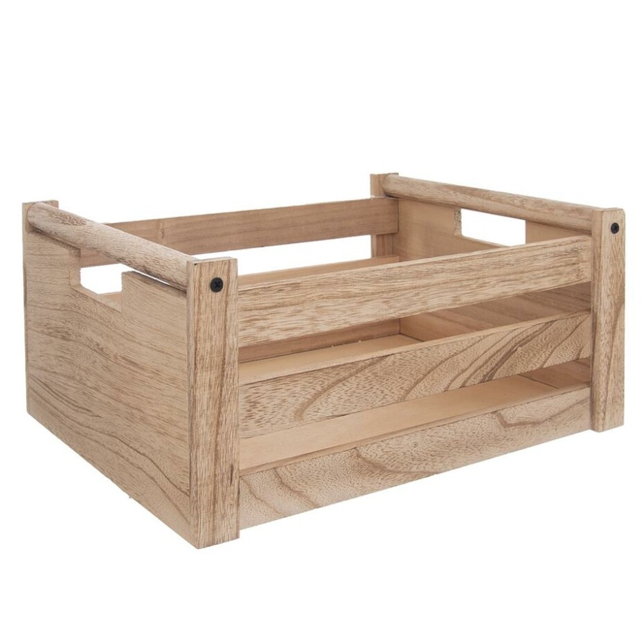 Bedýnka dřevo dekorace A NATURAL 36x26x16 cm , L - main (0)
