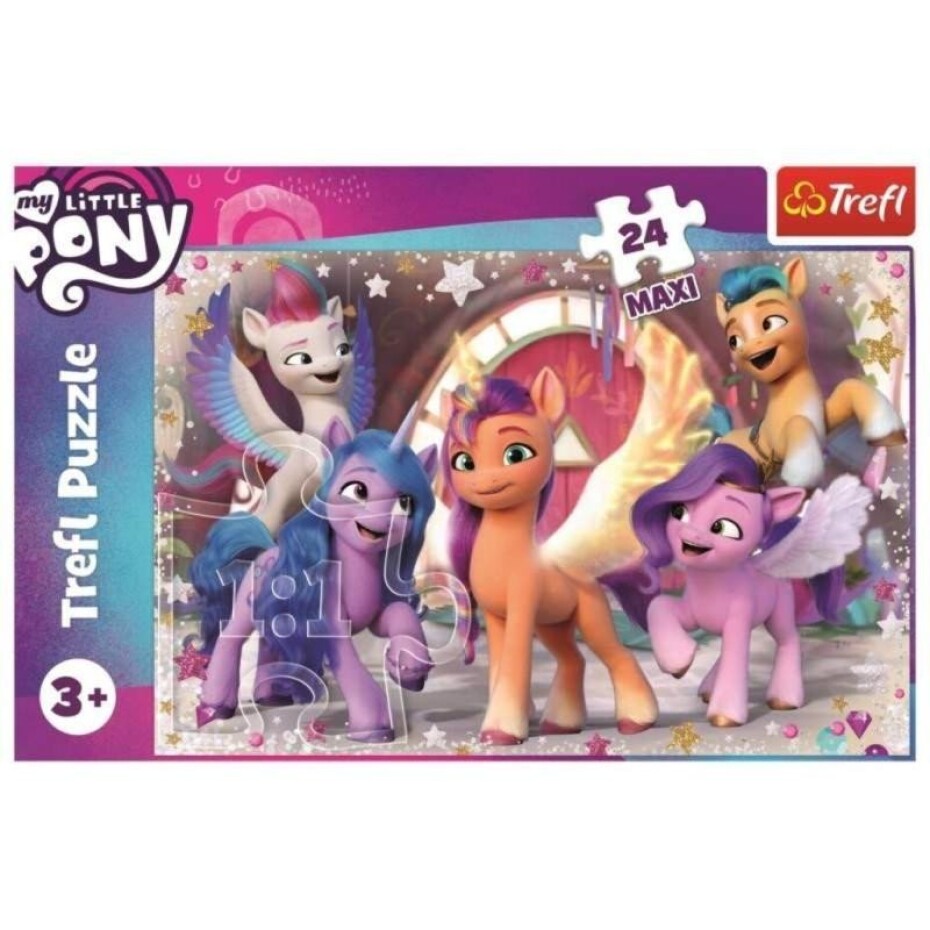 Trefl Puzzle My Little Pony: Radostní poníci MAXI 24 dílků - main (0)