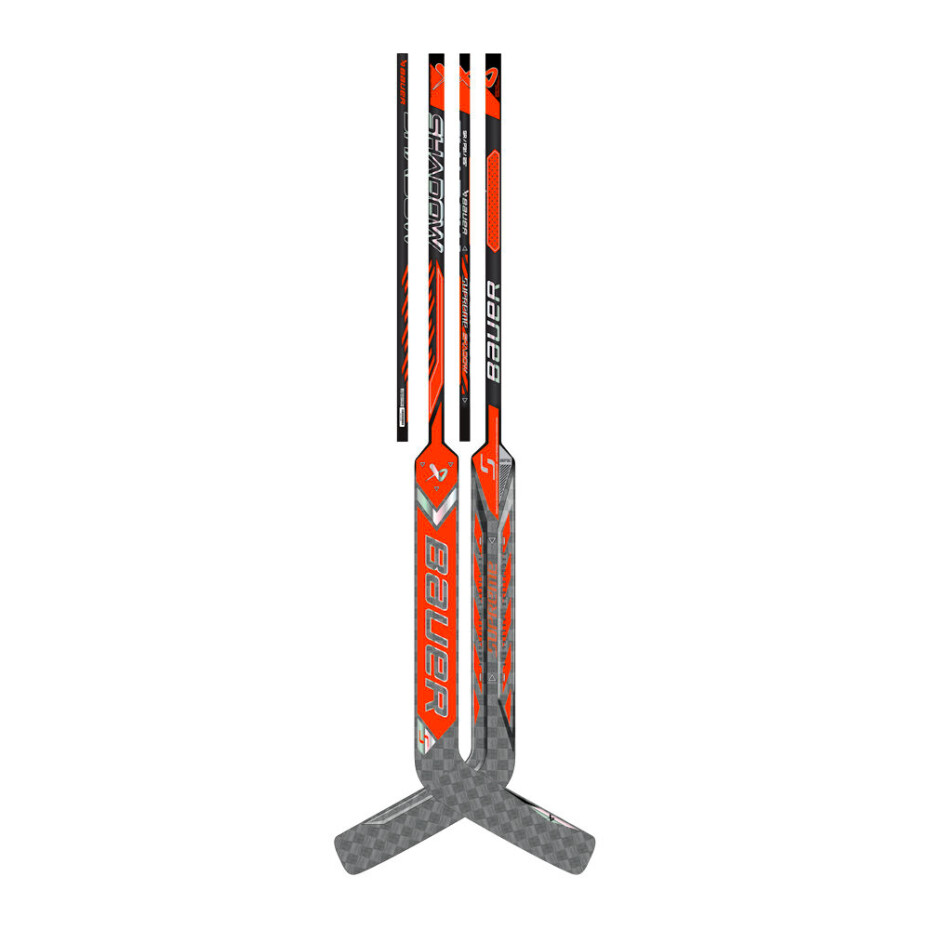 Kompozitová brankářská hokejka Bauer Supreme SHADOW Orange Senior 24 palců, L (normální gard) - main (0)