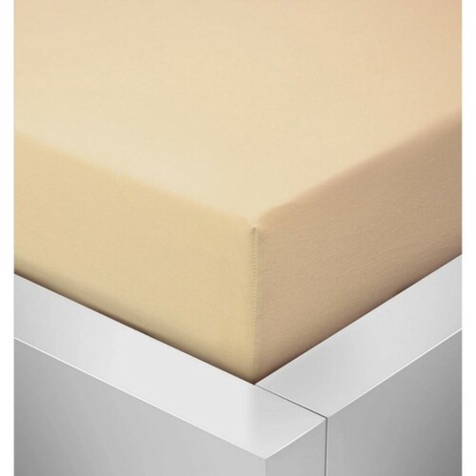 Jersey prostěradlo Standard krémová, 90 x 200 cm - main (0)
