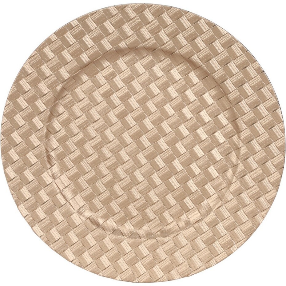 Podložka pod talíř Golden Weaving, 33 cm - main (0)