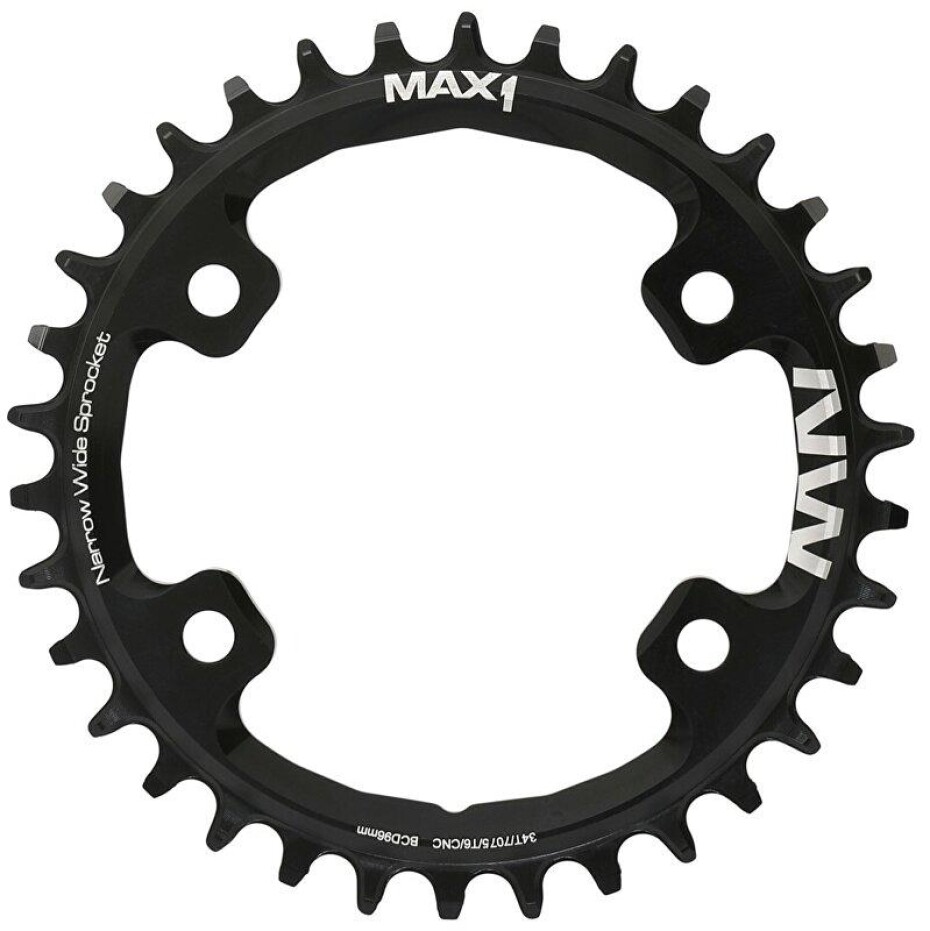 Max1 převodník Narrow Wide Shimano 34z černý - main (0)