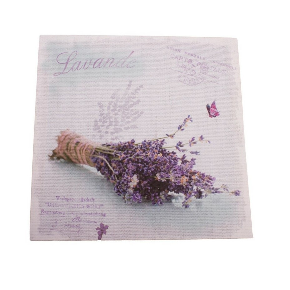 Obraz na plátně Lavender letter, 28 x 28 cm - main (0)