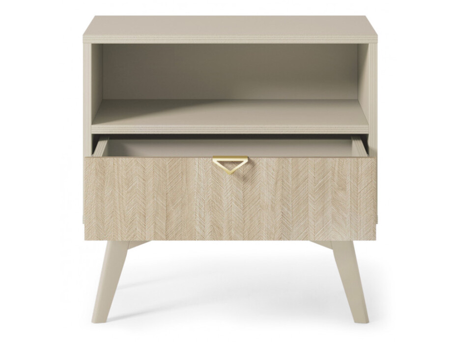 ArtPS Noční stolek TIMBER S54 | béžová - main (4)