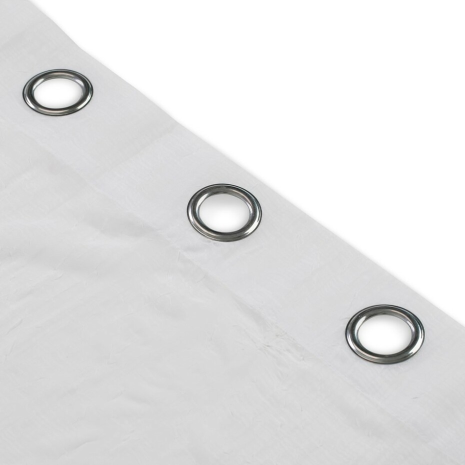 Homede Záclona Kresz Eyelets silver, bílá, 140 x 290 cm - main (6)