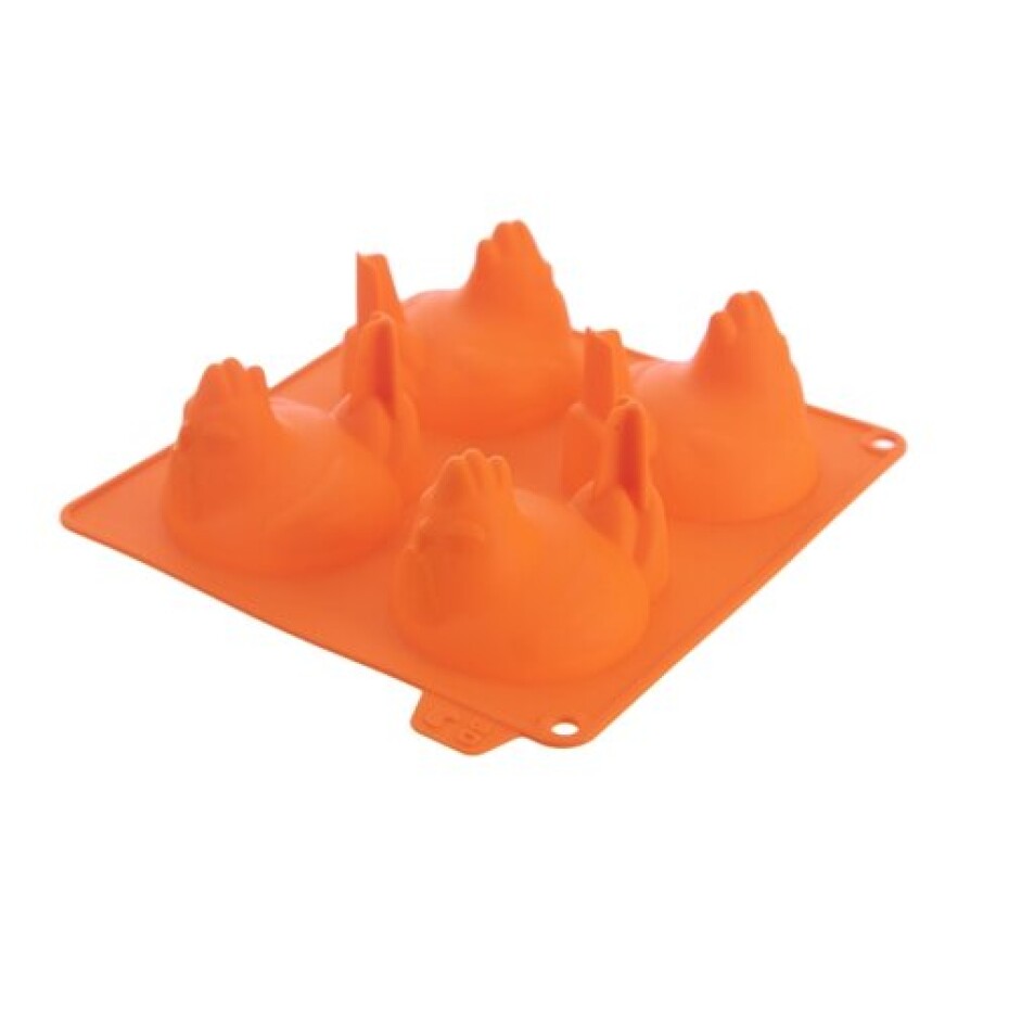 Orion Forma silikon slepičky 4, oranžová  - main (1)