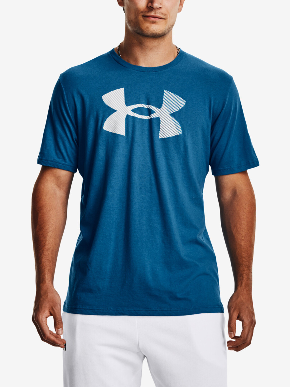 Under Armour BIG LOGO FILL SS 1379451 modré - main (0)