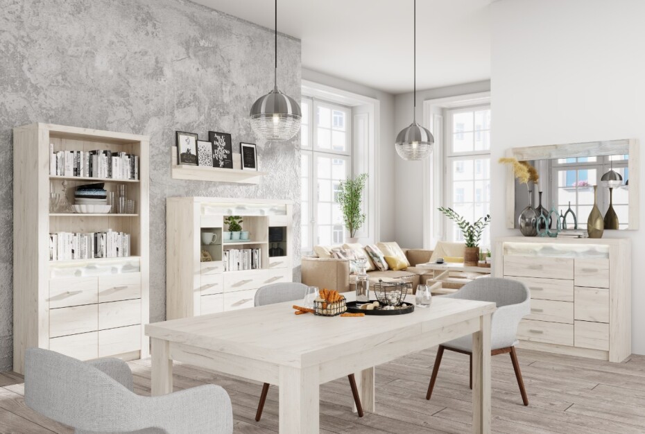 JarStol Rohová skříň Indianapolis I-14 | craft bílý - main (3)