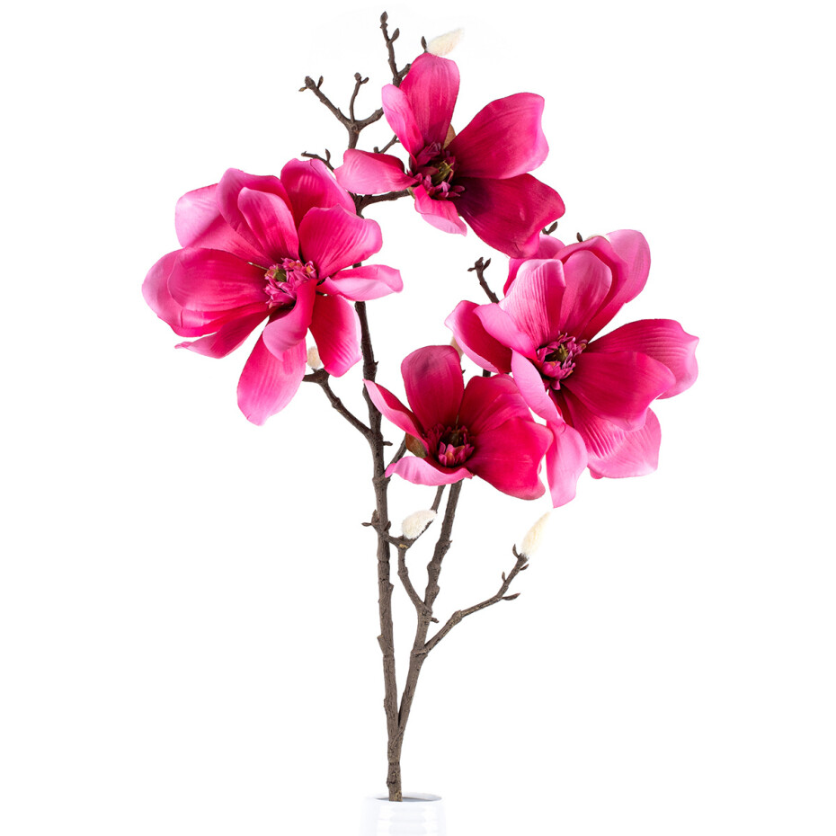 Umělá květina Magnolie růžová, 86 cm - main (1)