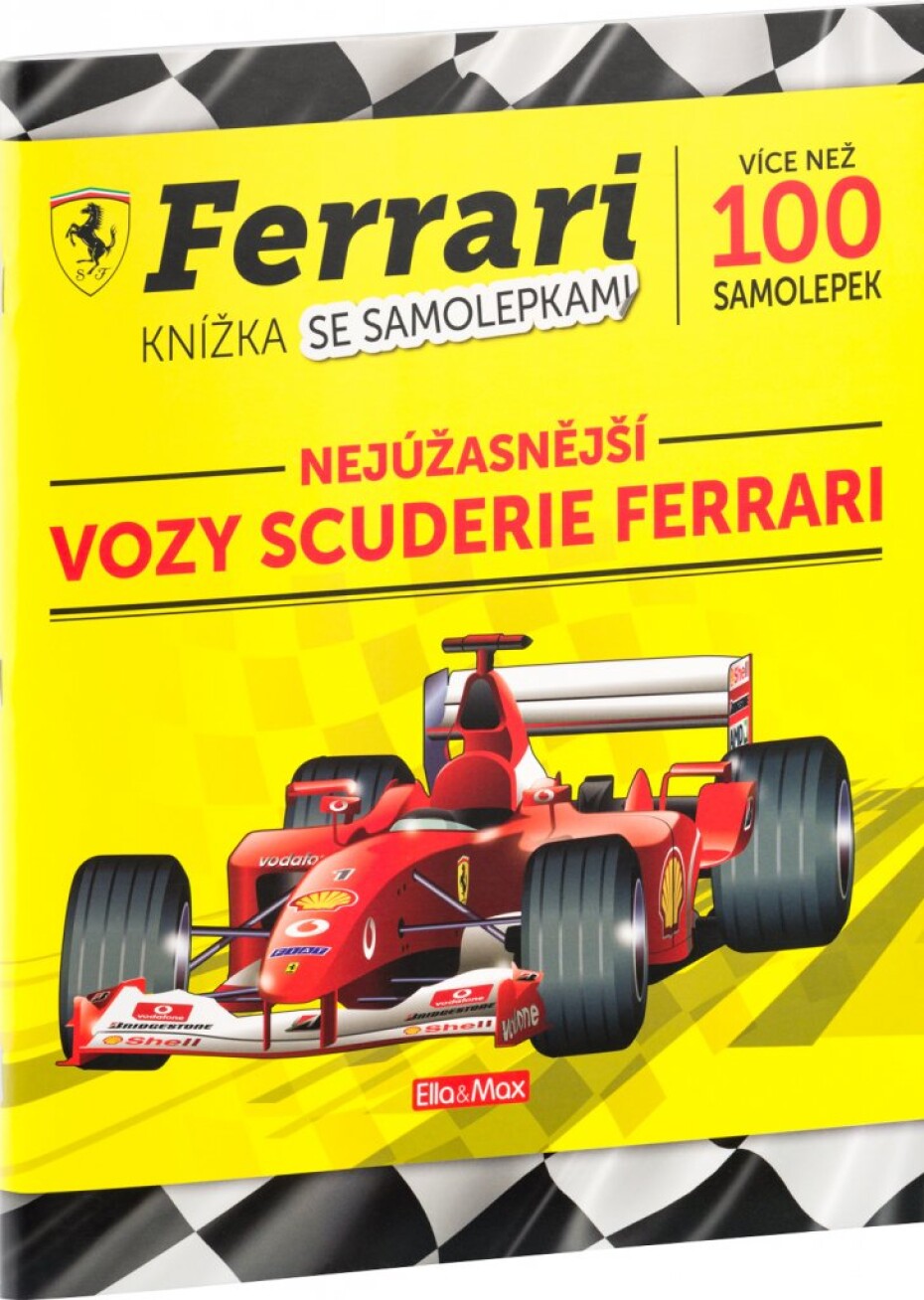 FERRARI, vozy Scuderie - Kniha samolepek - kolektiv autorů - main (0)