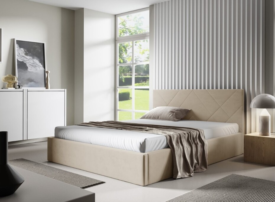 ArtPK Manželská postel LUCY 05 | 160 x 200 cm Barva: Trinity 02 - main (9)