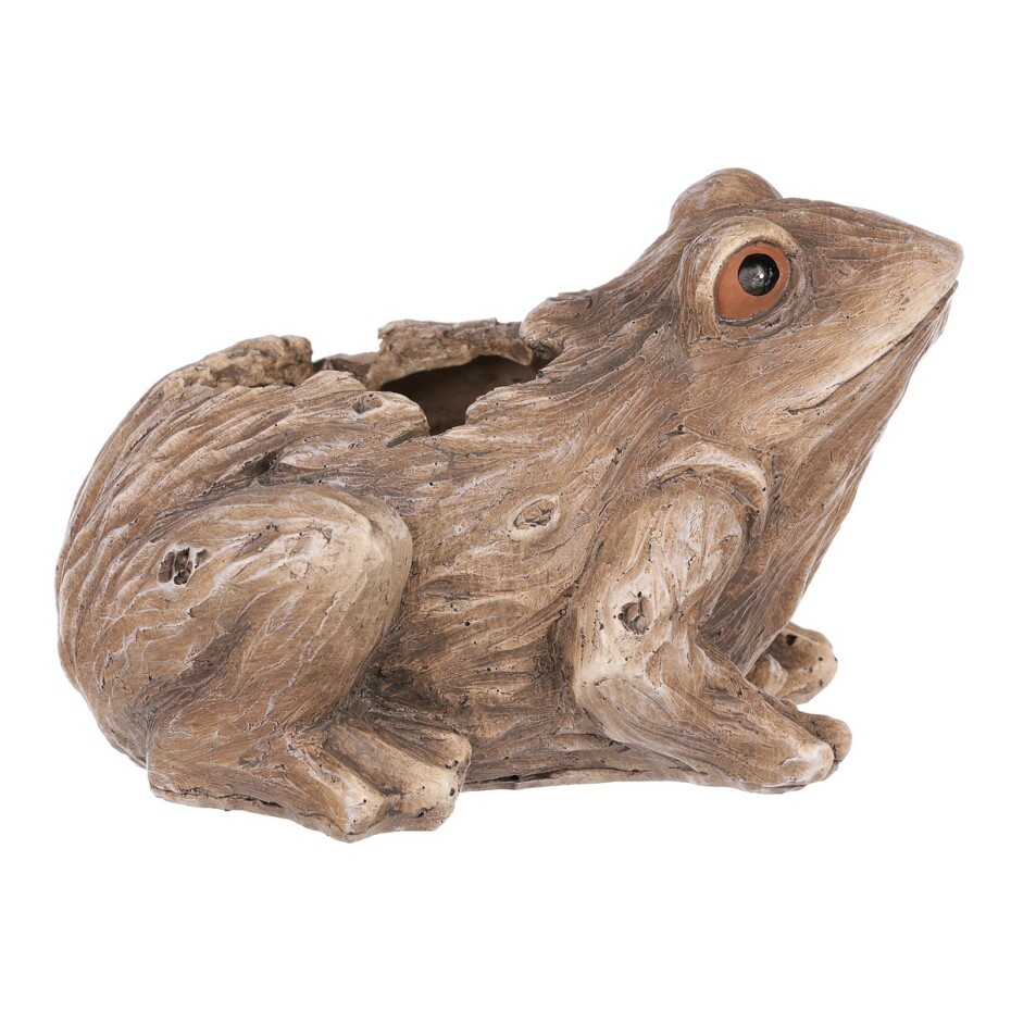 Obal na květiny Žába, 17 x 12 x 19 cm, polyresin - main (4)