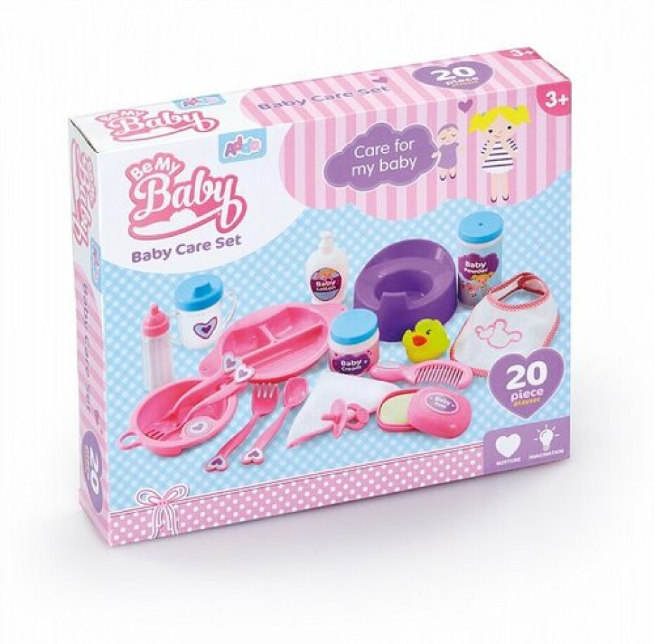  Addo Velká sada pro péči o panenky Be My Baby, 20 ks, 30 x 25 x 6 cm - main (2)