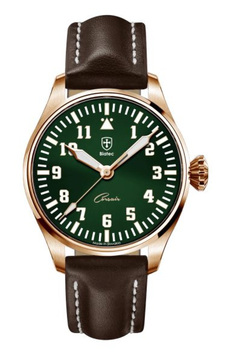 Biatec Corsair Vintage 04 - Světle hnědý řemínek v pilotním stylu - main (10)