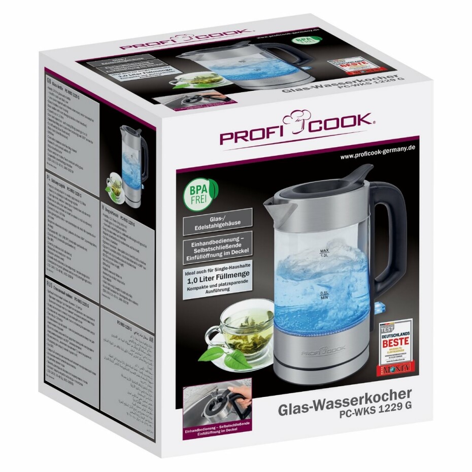 ProfiCook WKS 1229 rychlovarná konvice 1 l - main (8)