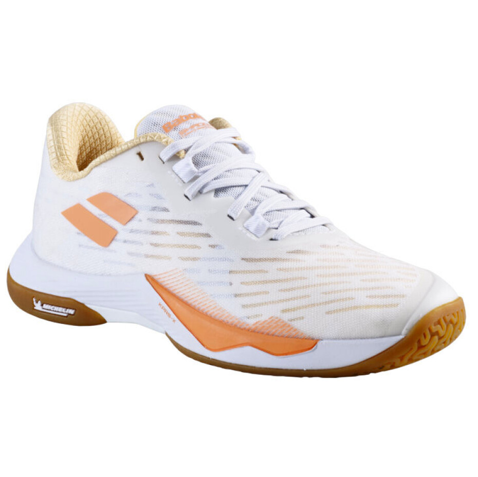 Dámská sálová obuv Babolat  Shadow Tour 5 Women White/Yellow  EUR 38 - main (4)
