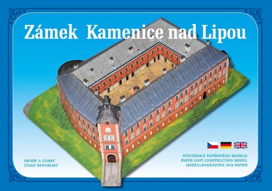 Zámek Kamenice nad Lipou - Stavebnice papírového modelu - main (0)