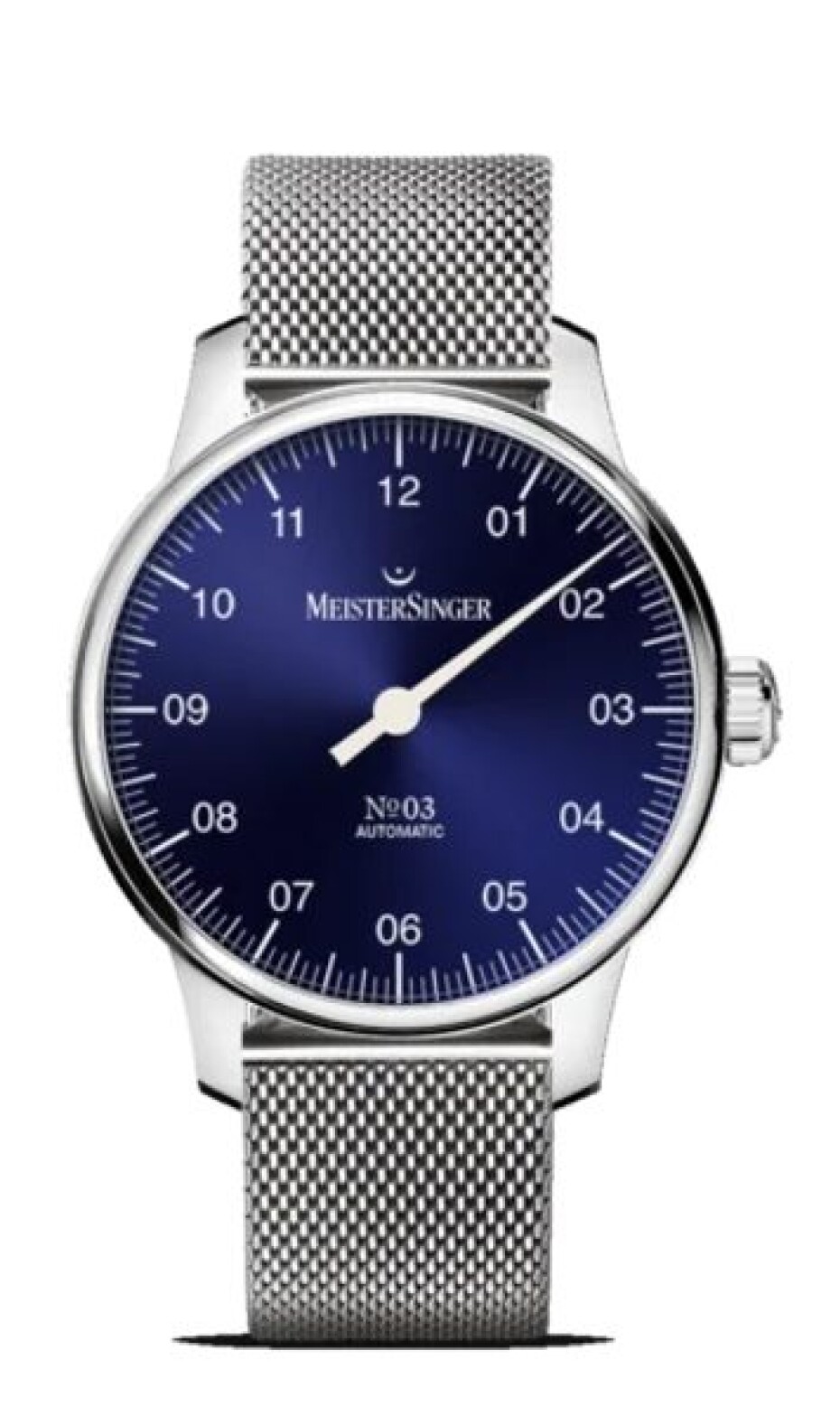 MeisterSinger N°03 38mm BM9908 - Světle hnědý vintage řemínek - main (9)