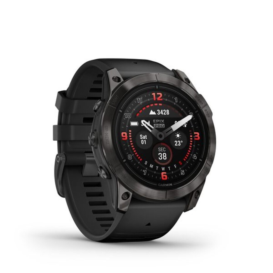 Garmin Epix™ Pro 47mm (Gen 2) Sapphire Edition Carbon Gray DLC Titanium / Black Band - 010-02803-11 - main (12)