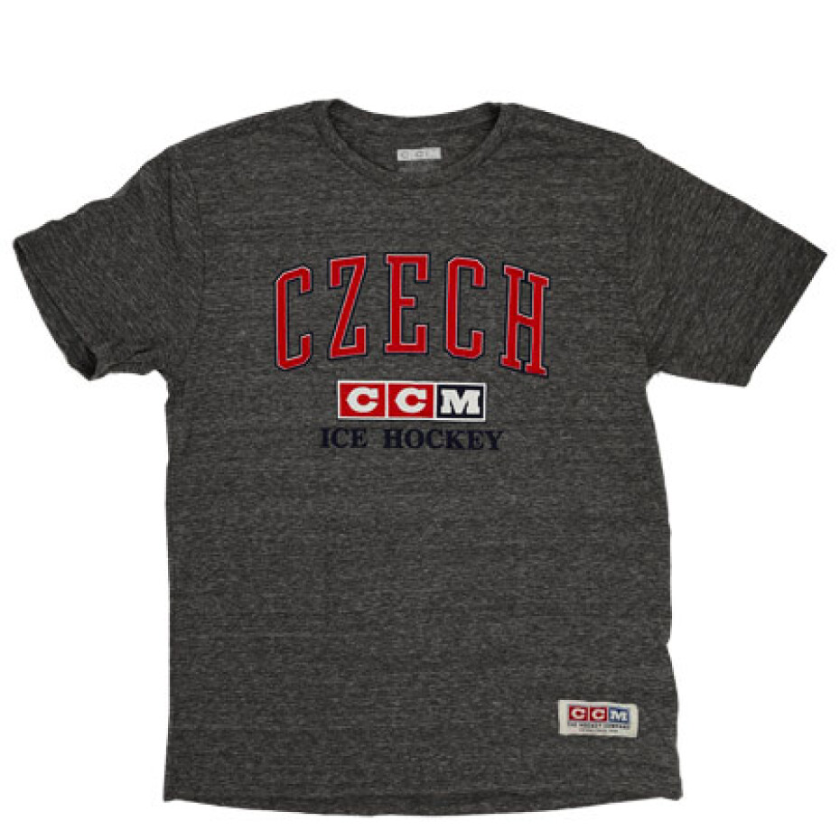 Pánské tričko CCM  Old Practice Tri Tee Czech Hockey S - main (0)