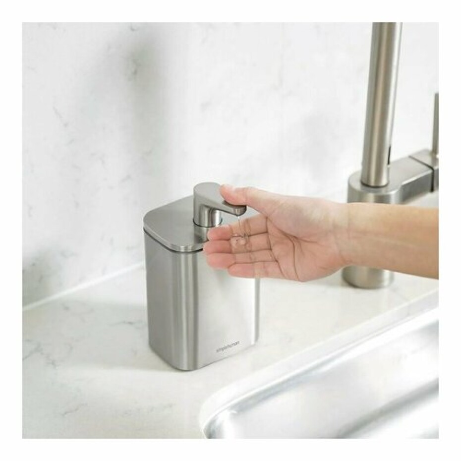Simplehuman Dávkovač mýdla a desinfekce Pulse 473 ml, nerez - main (4)