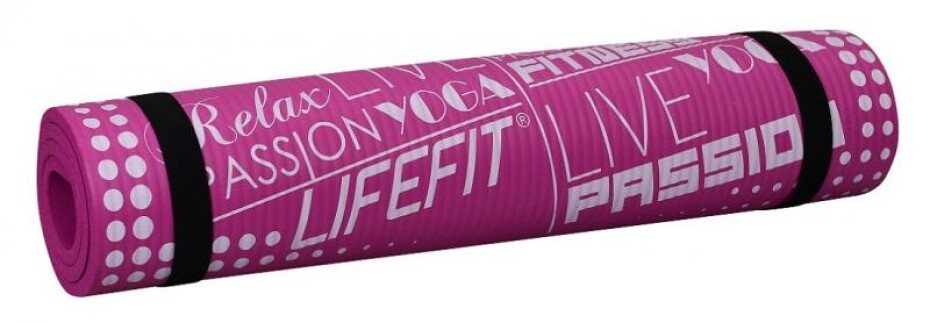 Lifefit Podložka YOGA MAT EXKLUZIV , 100x60x1cm, bordó - main (0)