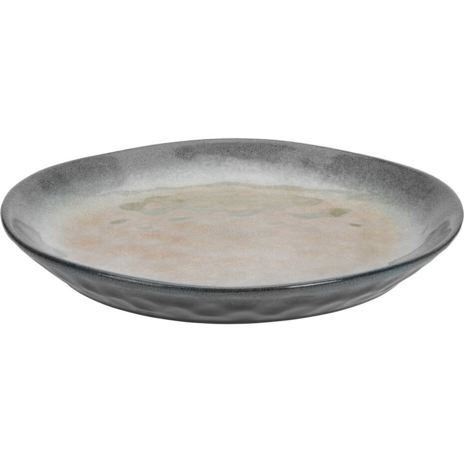 Kameninový dezertní talíř Dario, 20 cm, hnědá - main (0)