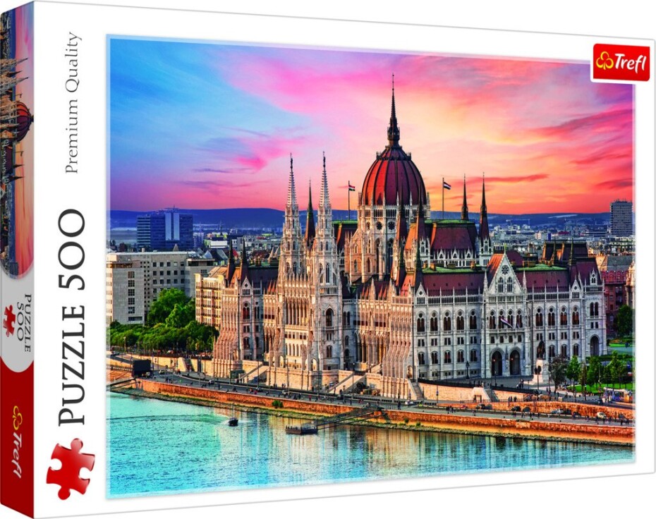 Trefl Puzzle Budova parlamentu, Budapešť / 500 dílků - Trefl - main (0)