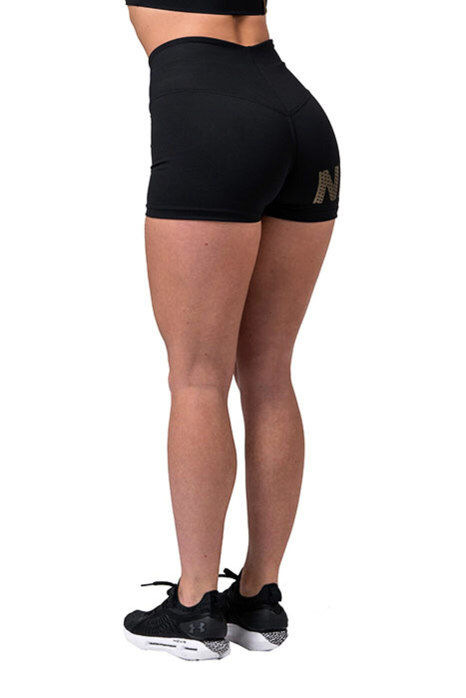 Nebbia dámské kraťasy Intense Gold print 828 černé - main (1)