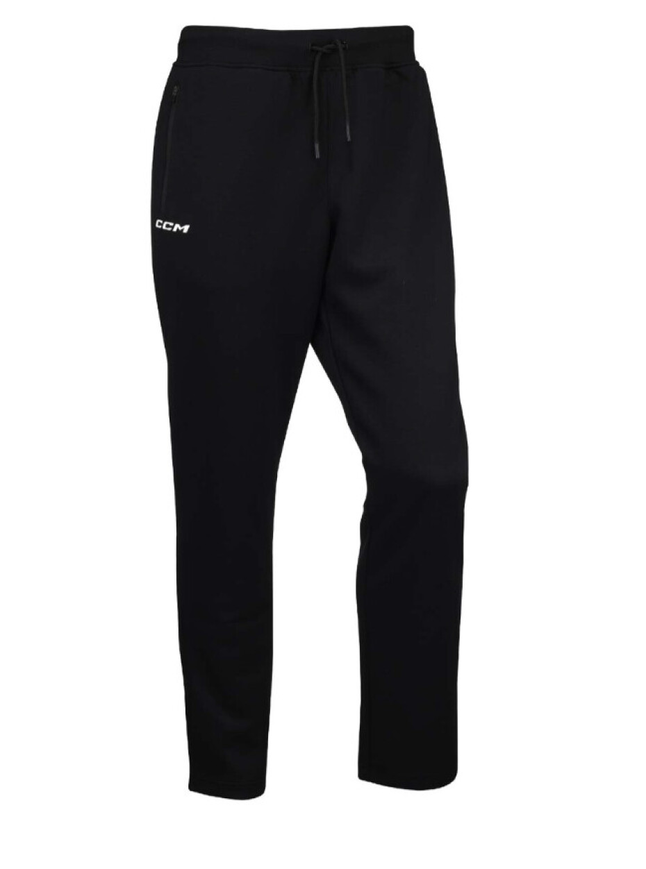 Pánské kalhoty CCM  TAPERED LOCKER ROOM FLEECE PANT Black M - main (0)