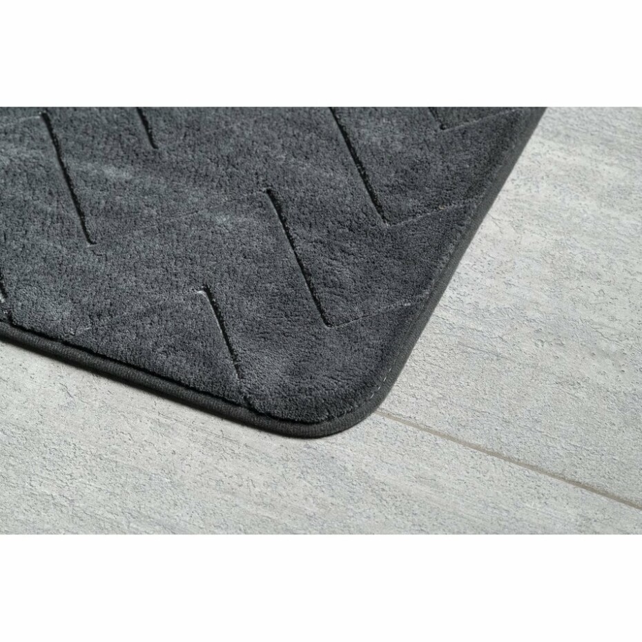 GEDY 96MS508085 Mousse koupelnová předložka antracit, 50 x 80 cm - main (2)