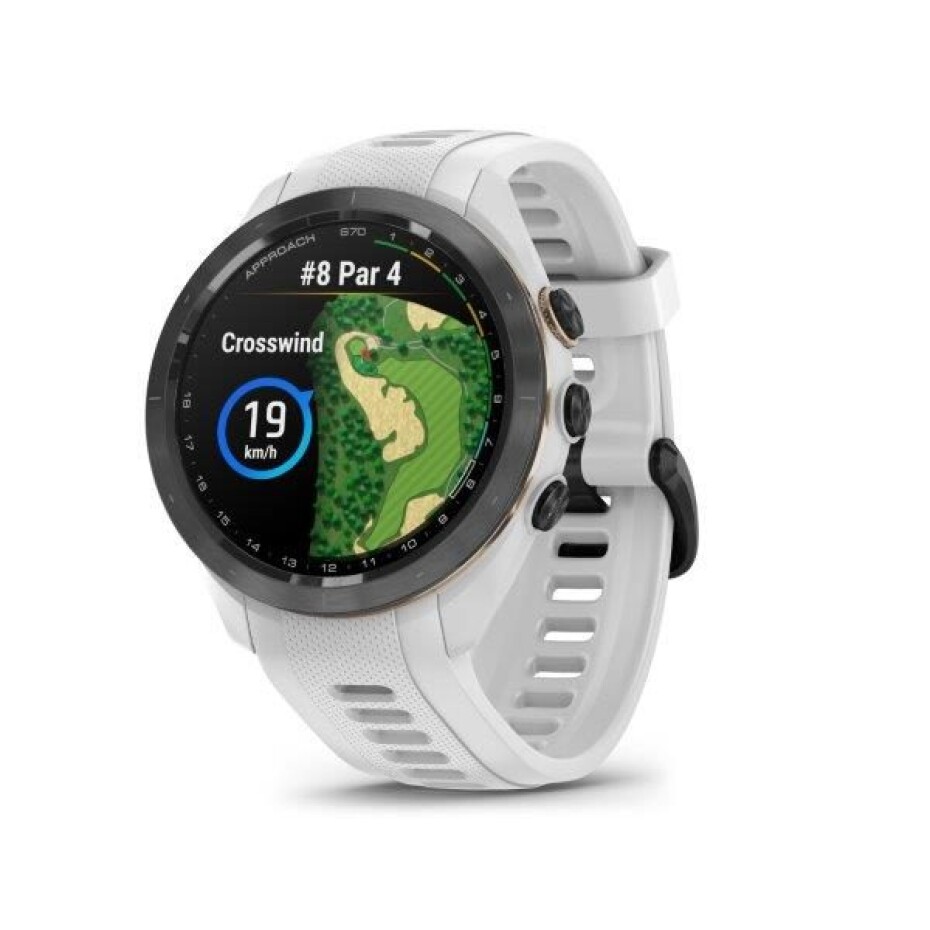 Garmin Approach® S70 - 42mm White 010-02746-10 - main (3)