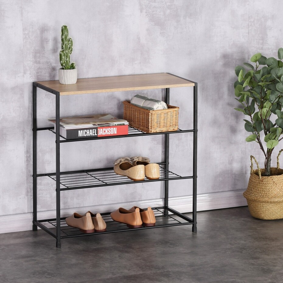 Botník GD-414 OAK Leik, 4 police, 63 x 30 x 63,5 cm - main (1)