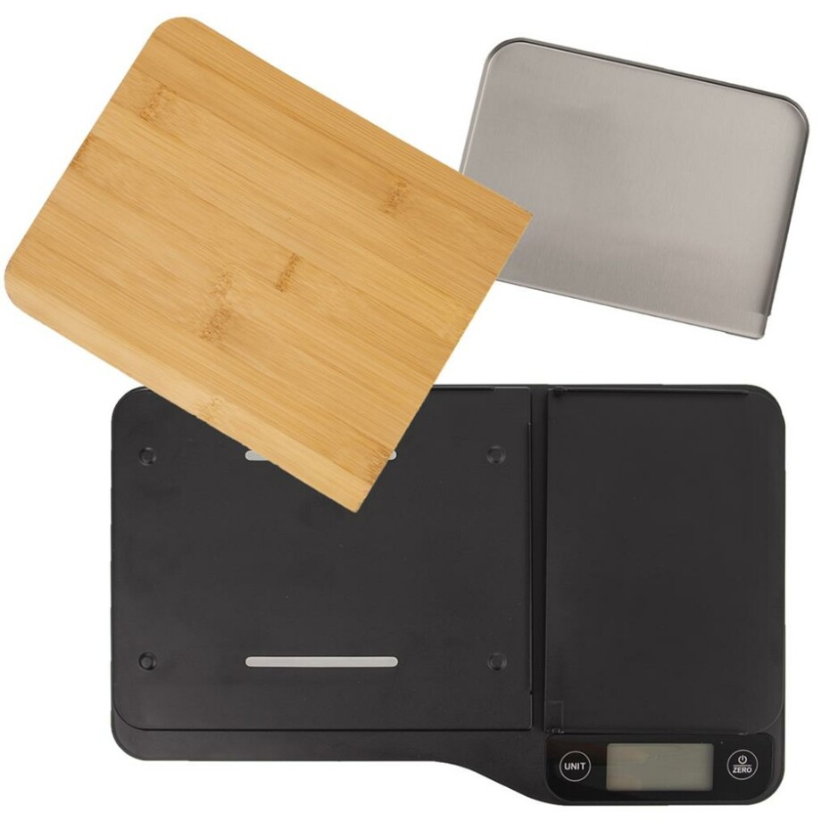 Orion Váha kuch. digit. bambus 5 kg+krájecí prkénko  - main (2)