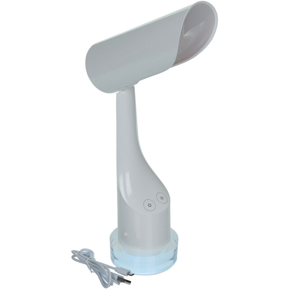 Retlux RTL 205 Stolní LED lampa s ambientím podsvícením bílá, 5 W - main (10)