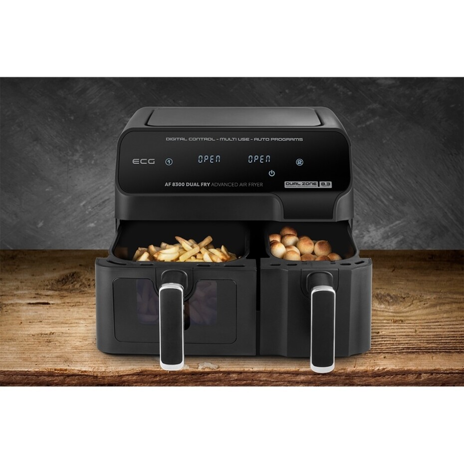 ECG AF 8300 horkovzdušná fritéza Dual Fry - main (16)