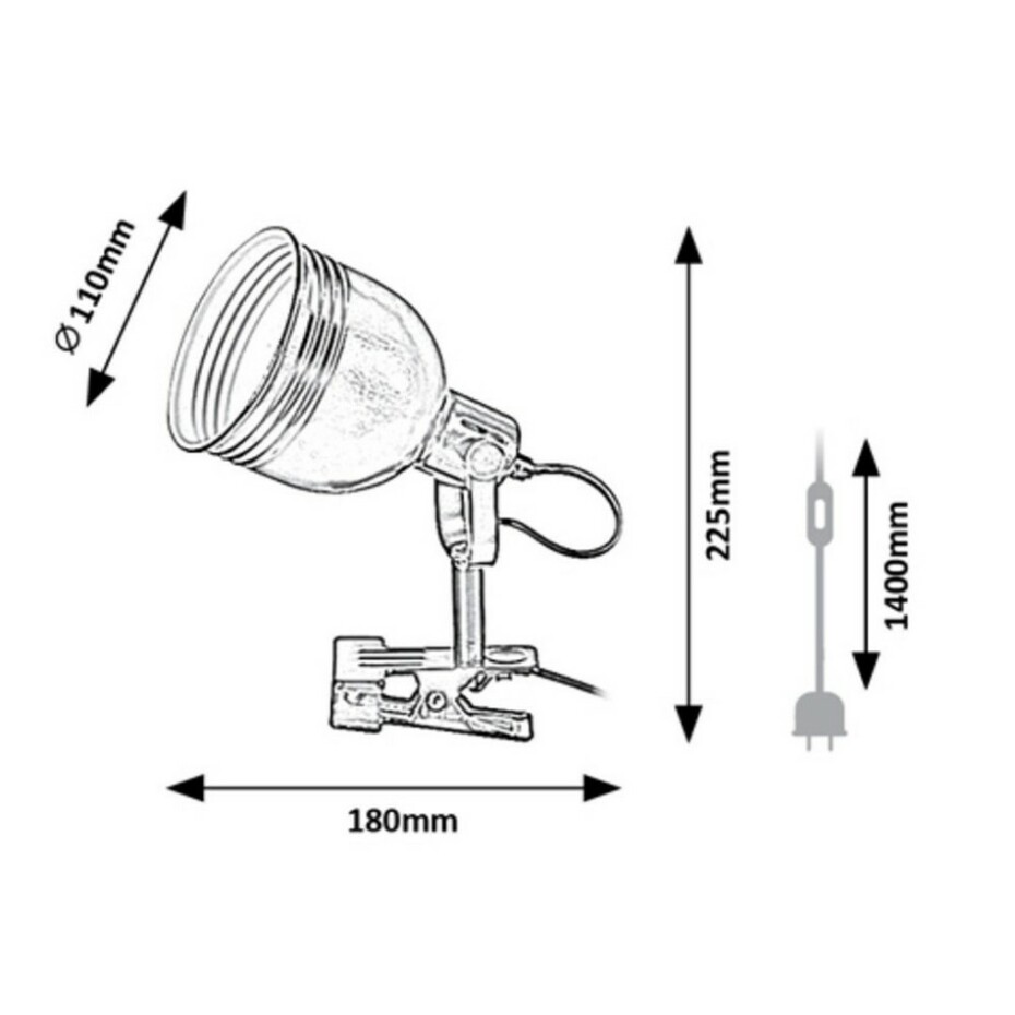 Rabalux RL3092 stolní lampa s klipem - main (2)