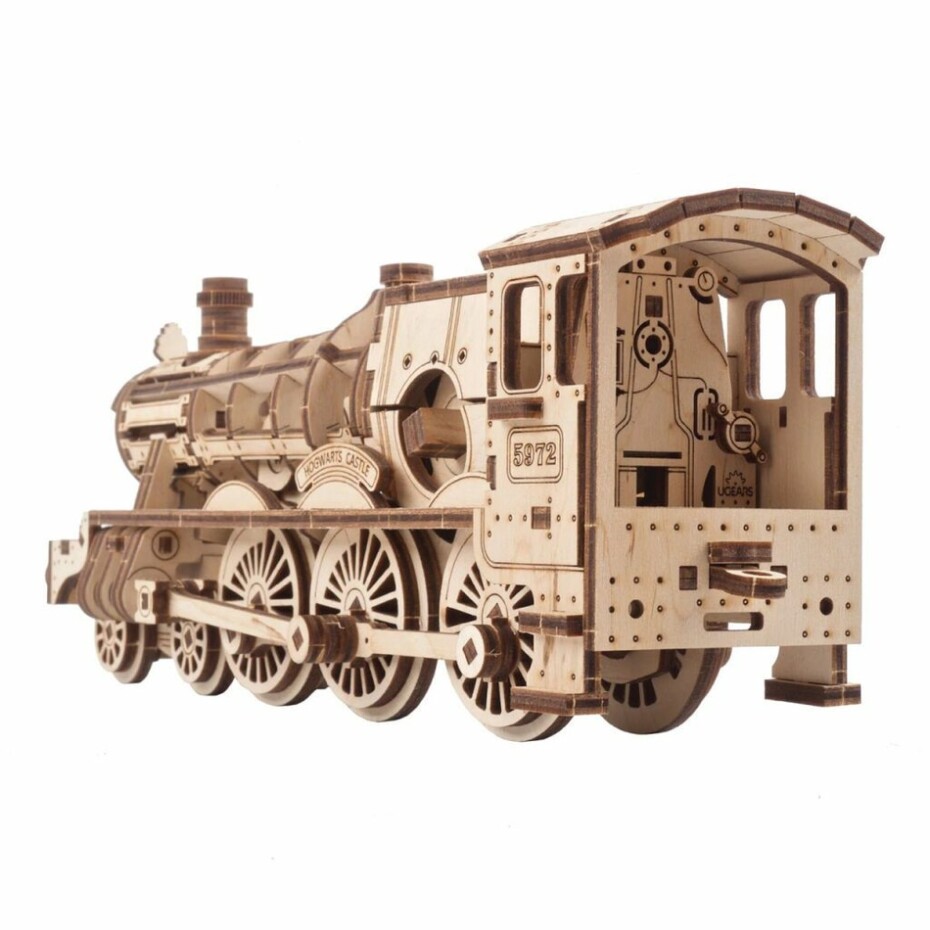 Ugears 3D dřevěné mechanické puzzle Harry Potter Bradavický expres - main (4)