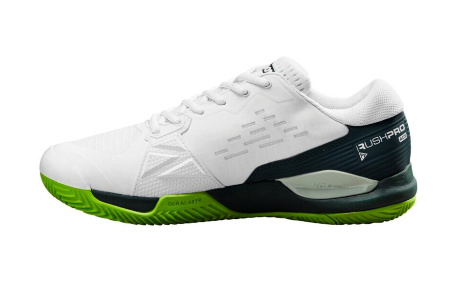 Pánská tenisová obuv Wilson Rush Pro Ace Clay White/Ponderosa Pine  EUR 42 2/3 - main (1)